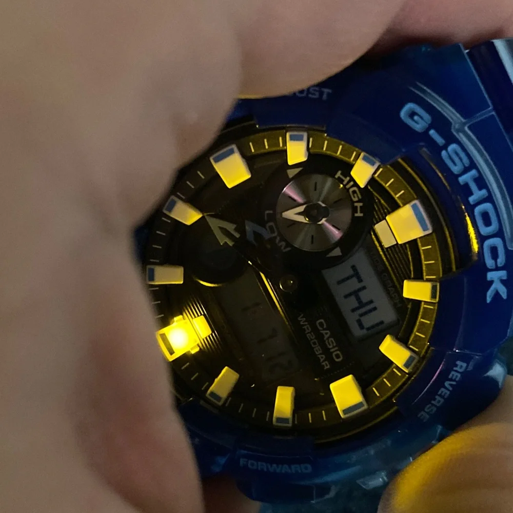 Casio G-Shock GAX-100MSA, new battery, light works, great condition